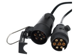 Hosszabbító 7 tűs kábel - aljzat+dugó TRAILER CABLE 7, 12V, 5m