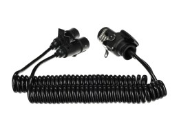 Csatlakozó spiráladapter 15 tűsről 2×7 tűs dugóra (S+N) TRAILER CABLE 9, 24V, 3,5m