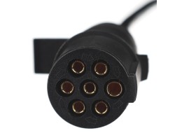 Csatlakozó spirálkábel 7 tűs N típus TRAILER CABLE 11, műanyag dugó, 24V, 3,5m