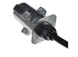 Csatlakozó spirálkábel 7 tűs S típus TRAILER CABLE 12, fém dugó, 24V, 3,5m