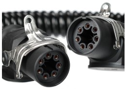 Spirál összekötő EBS kábel 7 pólusú TRAILER CABLE 14, 24V, 3,5 m