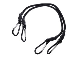 Gumi rögzítő pántok/gumipántok CARGO CORD CARABINER 50, 50 cm, 2 db
