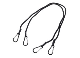 Gumi rögzítő pántok/gumipántok CARGO CORD CARABINER 100, 100 cm, 2 db