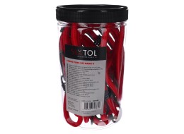 Gumi rögzítő pánt készlet/CARGO CORD SET BASIC 8, 8 db