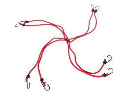 Gumi rögzítő pántok/gumikötél pókháló CARGO CORD SPIDER BASIC 80, 80 cm, 8 ág