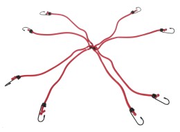 Gumi rögzítő pántok/gumikötél pókháló CARGO CORD SPIDER BASIC 120, 120 cm, 8 ág