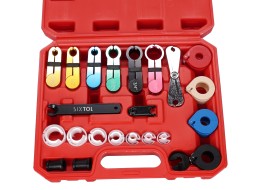 Üzemanyag- és klímarendszer csatlakozó-leszedő készlet MECHANIC AC SET 1, 22 db