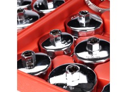 MECHANIC OIL WRENCH 16 olajszűrő csészefej-készlet, 16 db