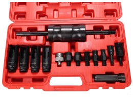 Injektor kihúzó készlet ütős csúszókalapáccsal MECHANIC PULLER SET 1, 14 darab