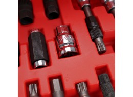 Generátor ékszíjtárcsa szerelő- és szétszerelő készlet MECHANIC PULLEY SET 4, 30 db