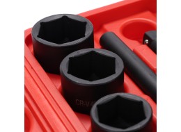 Racsnis dugókulcs-készlet MECHANIC WRENCH SET 2, nagy teherbírású, 21 db