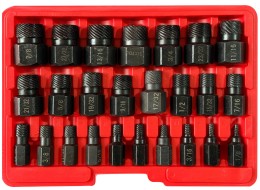 Sérült csavarok és anyák kiszedő készlet MECHANIC NUT REMOVER 2, 25 db