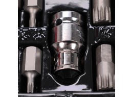 Torx-bit készlet fém tokban MECHANIC TORX SET 1, 40 db