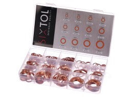 Réz tömítőgyűrű készlet MECHANIC RING SET 2, M5–M20, 300 db