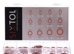 Réz tömítőgyűrű készlet MECHANIC RING SET 2, M5–M20, 300 db