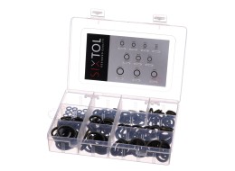 NBR és acél tömítőgyűrű készlet MECHANIC RING SET 3, M6–M24, 180 db