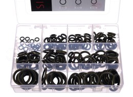 NBR és acél tömítőgyűrű készlet MECHANIC RING SET 3, M6–M24, 180 db