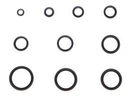 NBR és acél tömítőgyűrű készlet MECHANIC RING SET 3, M6–M24, 180 db