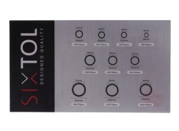 NBR és acél tömítőgyűrű készlet MECHANIC RING SET 3, M6–M24, 180 db