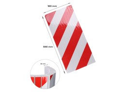 Öntapadós hab oszlopvédő garázsba CAR PARK GUARD POLE 1, 18x38x1,5 cm, 2 db