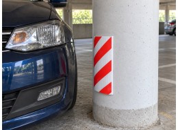 Öntapadós hab oszlopvédő garázsba CAR PARK GUARD POLE 1, 18x38x1,5 cm, 2 db
