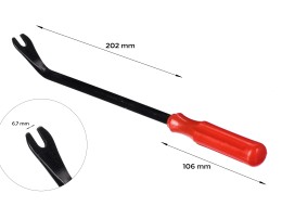 Hajlított hosszú villás kihúzó kárpitozás és belső tér szétszereléséhez MECHANIC TRIM ONE 12