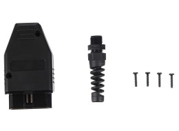 OBD-II csatlakozó 16 tűvel saját kábel készítéséhez MECHANIC CABLE 29, fekete