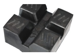 Gumi alátét az SX JACK SUV 2,5T autóemelőhöz, 62×62×44 mm