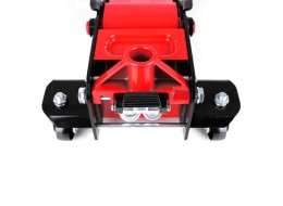 Nagy teherbírású alacsony profilú görgős hidraulikus emelő, pedállal SX JACK PEDAL 3T BLACK