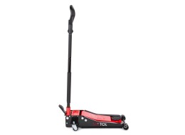 Nagy teherbírású alacsony profilú görgős hidraulikus emelő, pedállal SX JACK PEDAL 3T BLACK