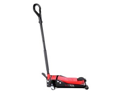 Nagy teherbírású alacsony profilú görgős hidraulikus emelő, pedállal SX JACK PEDAL 3T BLACK