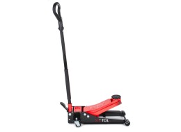 Nagy teherbírású alacsony profilú görgős hidraulikus emelő, pedállal SX JACK PEDAL 3T BLACK