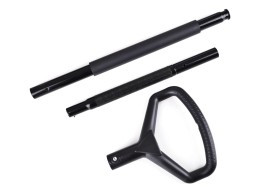 Nagy teherbírású alacsony profilú görgős hidraulikus emelő, pedállal SX JACK PEDAL 3T BLACK