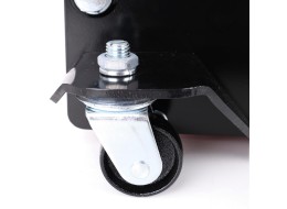 Nagy teherbírású alacsony profilú görgős hidraulikus emelő, pedállal SX JACK PEDAL 4T BLACK