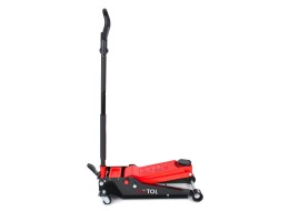 Nagy teherbírású alacsony profilú görgős hidraulikus emelő, pedállal SX JACK PEDAL 4T BLACK