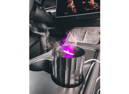 Aroma diffúzor Car Flame autóba fekete 100 ml, USB-C, pohártartóba illeszkedő
