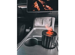 Aroma diffúzor Car Flame autóba fekete 100 ml, USB-C, pohártartóba illeszkedő