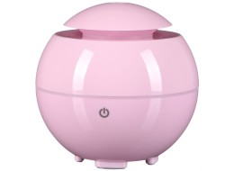 Aroma diffúzor Globe rózsaszín fényes 150 ml