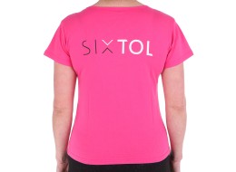 Női póló T-SHIRT, rózsaszín, méret S, 100% pamut