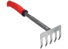 Kézi gereblye, hossza 290 mm, ergonomikus nyél
