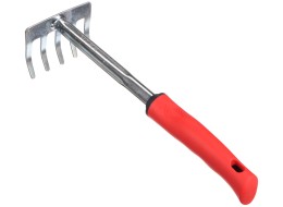 Kézi gereblye, hossza 290 mm, ergonomikus nyél