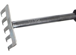 Kézi gereblye, hossza 290 mm, ergonomikus nyél