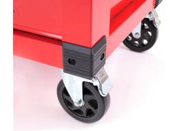 Műhelykocsi szerszámokhoz MECHANIC TROLLEY KEVIN RED, 7 fiókkal