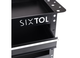 Műhelykocsi szerszámokhoz MECHANIC TROLLEY ROGER DRAWER, 3 polc + 1 fiók