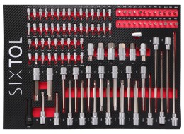 Műhelyi szerszámos kocsi MECHANIC TROLLEY KEVIN 182, 7 fiókos, 182 db szerszám