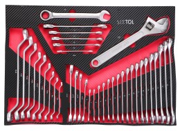 Szerszámos kocsi MECHANIC TROLLEY KEVIN 253, 7 fiók, 253 db szerszám