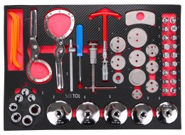 Műhelykocsi szerszámokkal MECHANIC TROLLEY KEVIN 326, 7 fiók, 326 db szerszám