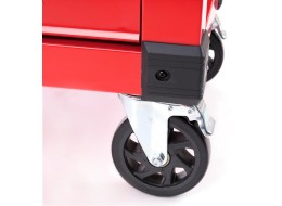 Műhelykocsi szerszámokhoz MECHANIC TROLLEY KEVIN RED 195, 7 fiók, 195 db szerszám