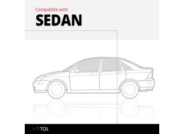 Gumi csomagtértálca Audi A3 III (8V), 2013-2016, sedan
