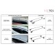 Záras alumínium keresztléc ROOF RACK 120 cm, teherbírás 90 kg